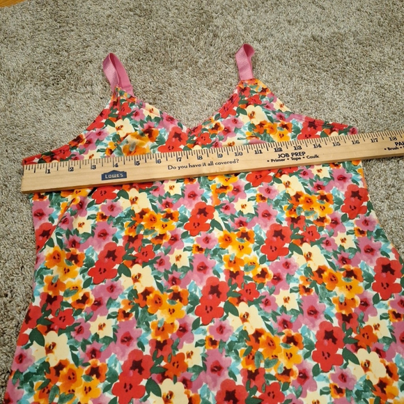 Ruby Ribbon Heritage Cami Womens 36 FLORAL BLOOMS Tank Adjustable #1798 Flowers - Picture 2 of 9